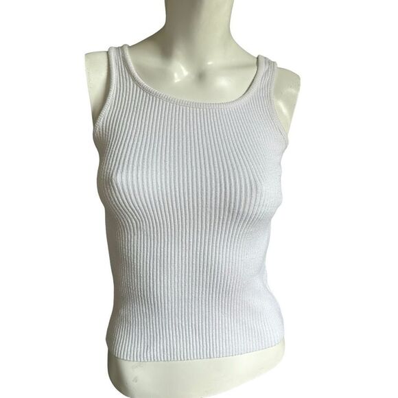 Vintage Knit Ribbed Tank Top - Picture 2 of 5